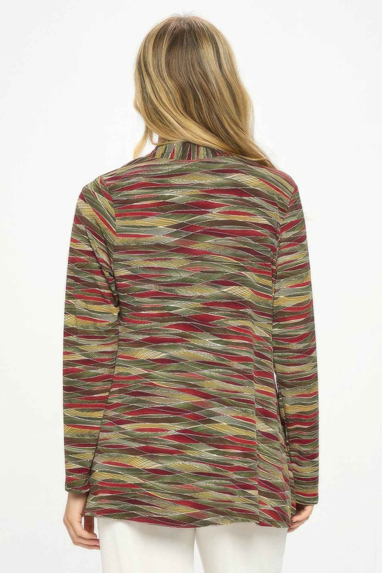 Mid Cut Print Jacket