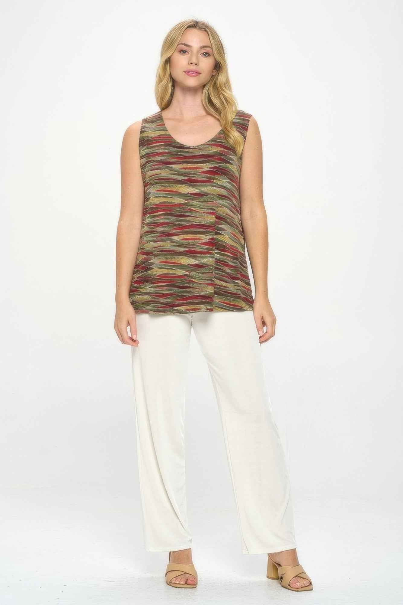 Hit Print Sleeveless Tank Top