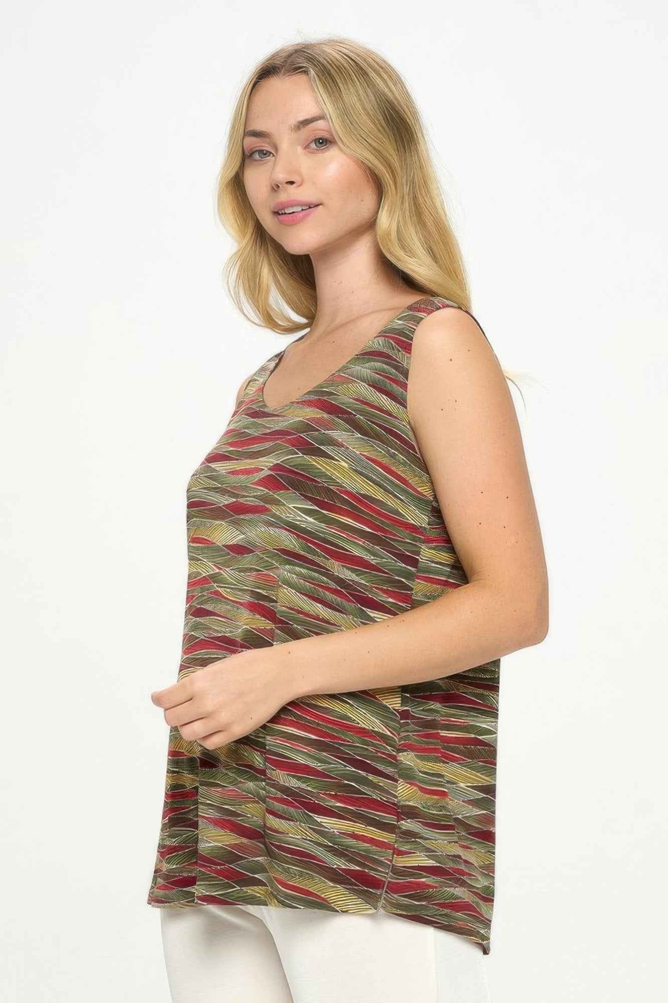 Hit Print Sleeveless Tank Top