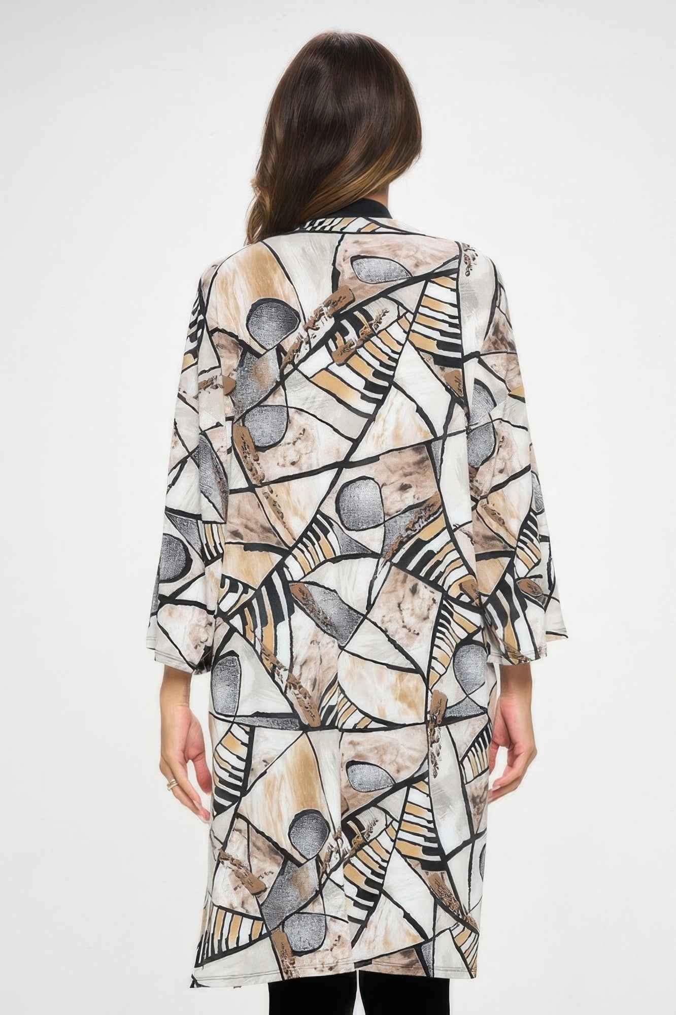 Long contrast Jacket