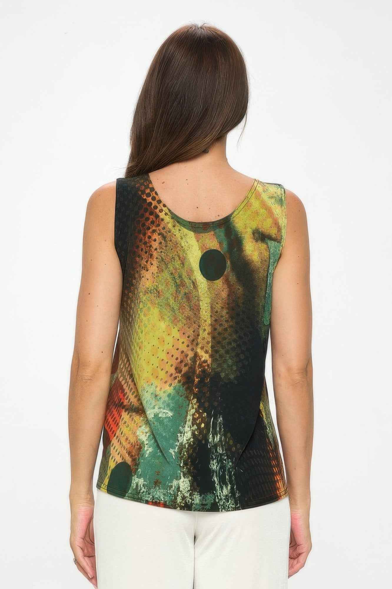 HIT Print Sleeveless Tank Top