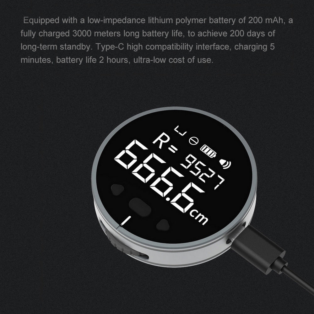 Distance Measuring Instrument | Electronic Measuring Ruler Tape | Measure High Definition Digital LCD | High Precision Electronic Measuring Ruler Tool