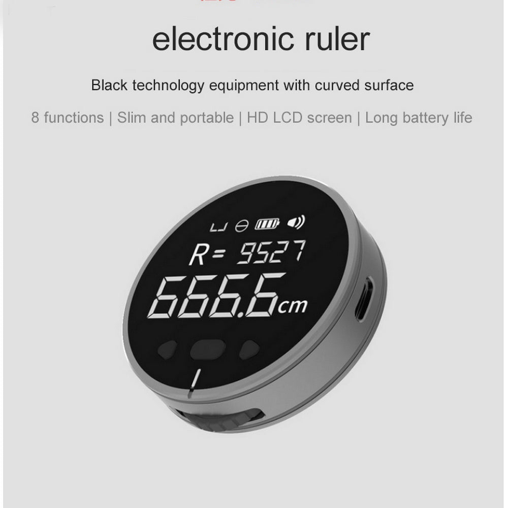 Distance Measuring Instrument | Electronic Measuring Ruler Tape | Measure High Definition Digital LCD | High Precision Electronic Measuring Ruler Tool