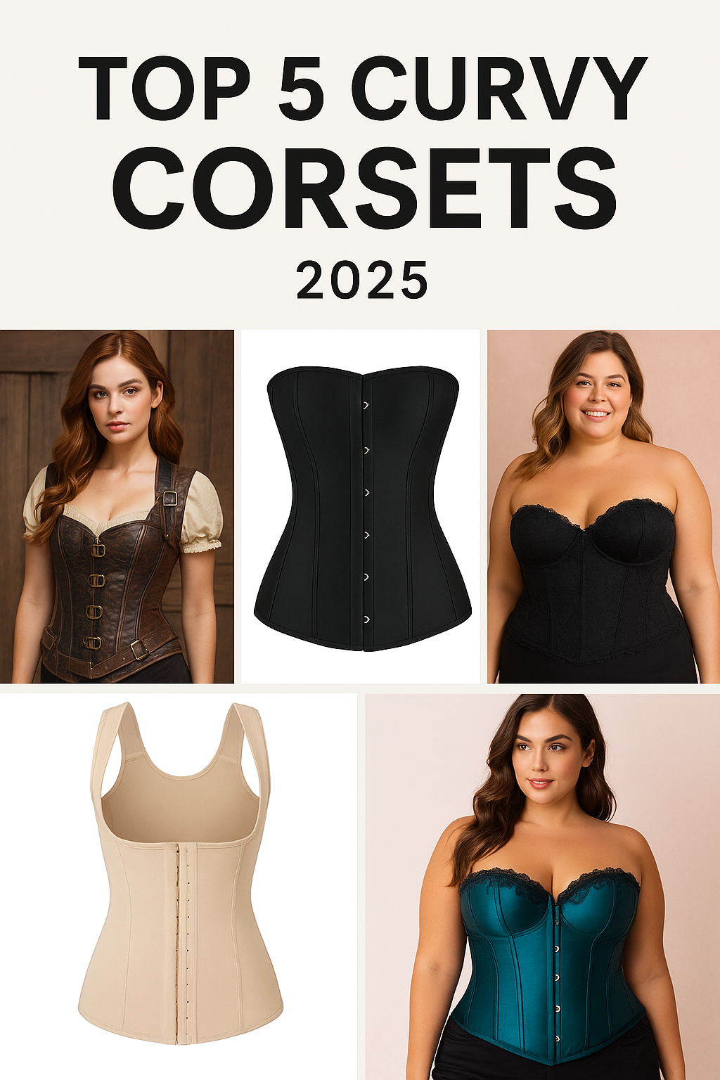 Top 5 Must‑Have Corsets for Curvy Women in 2025 | NaughtySmileFashion
