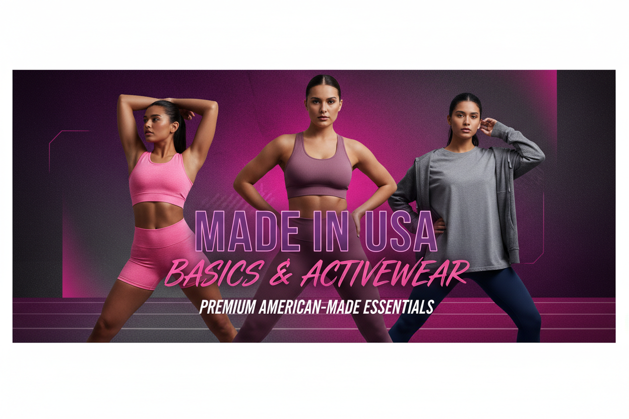 Made in USA - Basics & Activewear