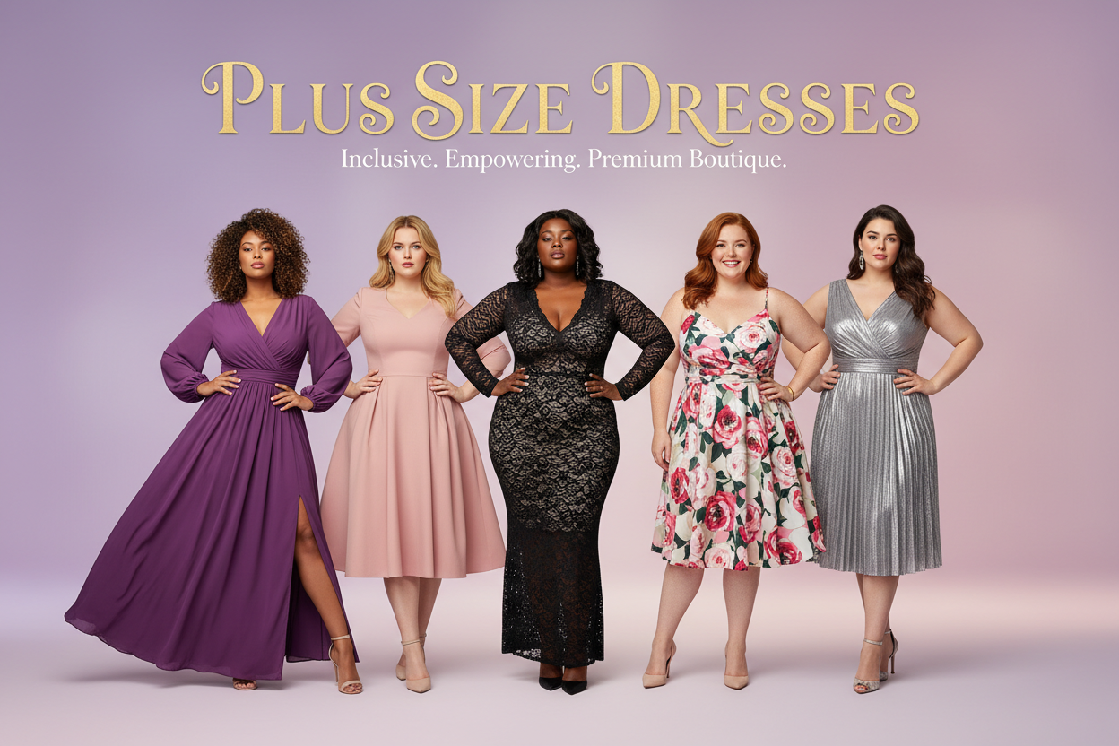 Plus Size Dresses Banner