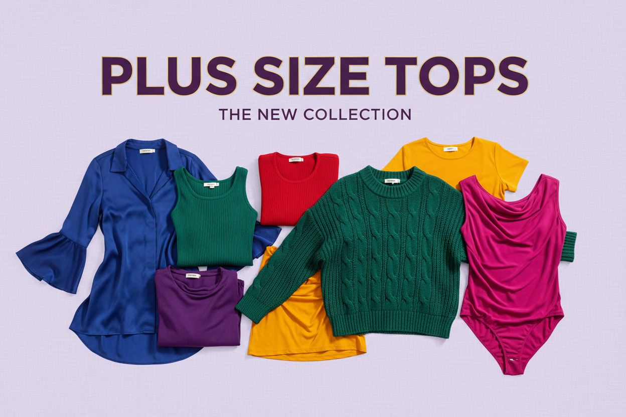 Plus Size Tops Banner