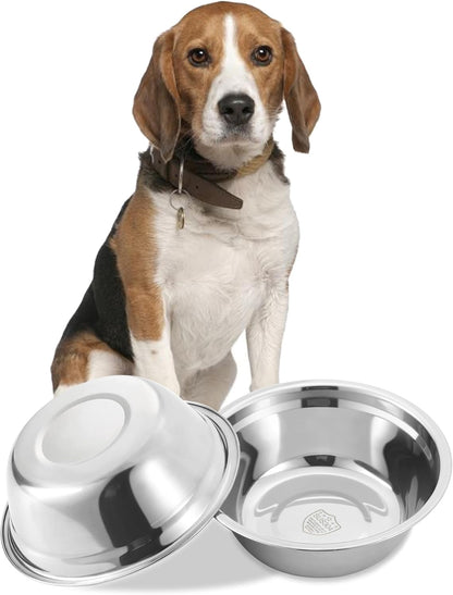 Stainless Steel Dog Bowls, Metal Dog Bowls, Dog Bowls for Small, Medium Sized Dog Pet's Supplies |