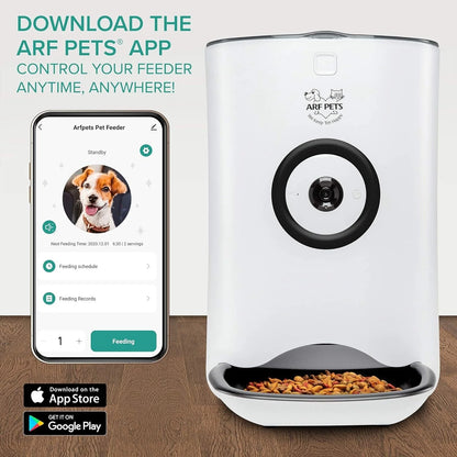 Smart Automatic Pet Feeder with Wi-Fi, HD Camera & Video Recording with Easy App-Control