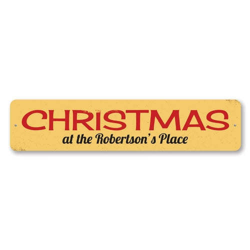 Christmas Place Sign