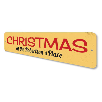 Christmas Place Sign