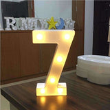 AMZER® Digit Shape Decoration Light Dry Battery Powered Warm White