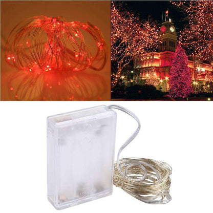 AMZER Fairy String Light 50 LED 5m Waterproof AA Battery Operated