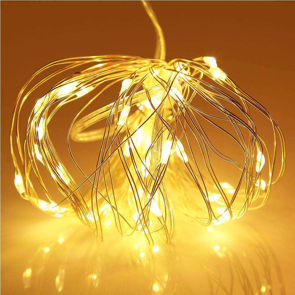 AMZER Fairy String Light 50 LED 5m Waterproof AA Battery Operated