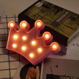 AMZER Creative Crown Shape Warm White LED Decoration Light, Party