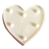 AMZER Creative Heart Shape Warm White LED Decoration Light, Party