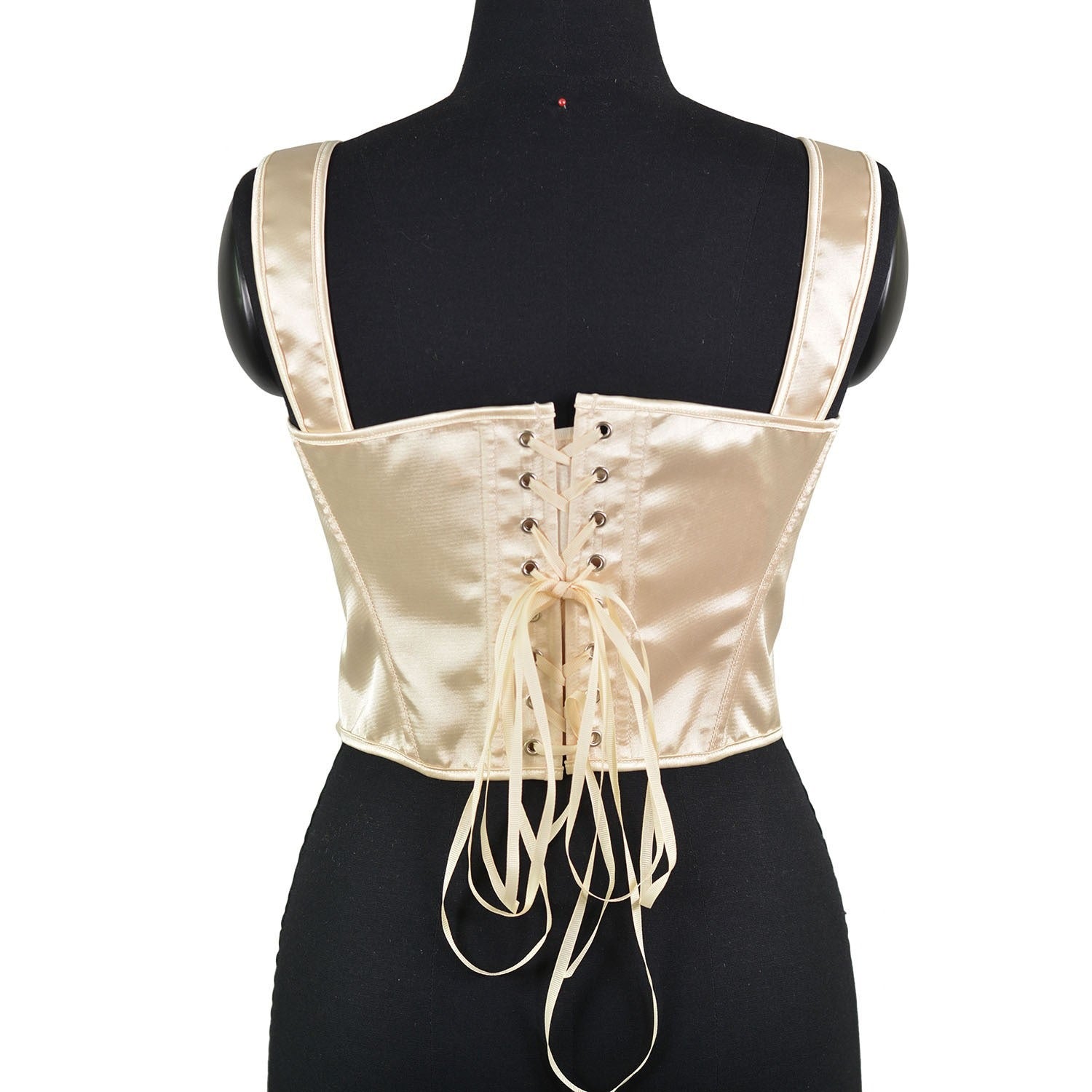 Oil painting fishbone back strap corset girdle retro corset for outer wear