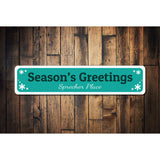 Season's Greetings Sign