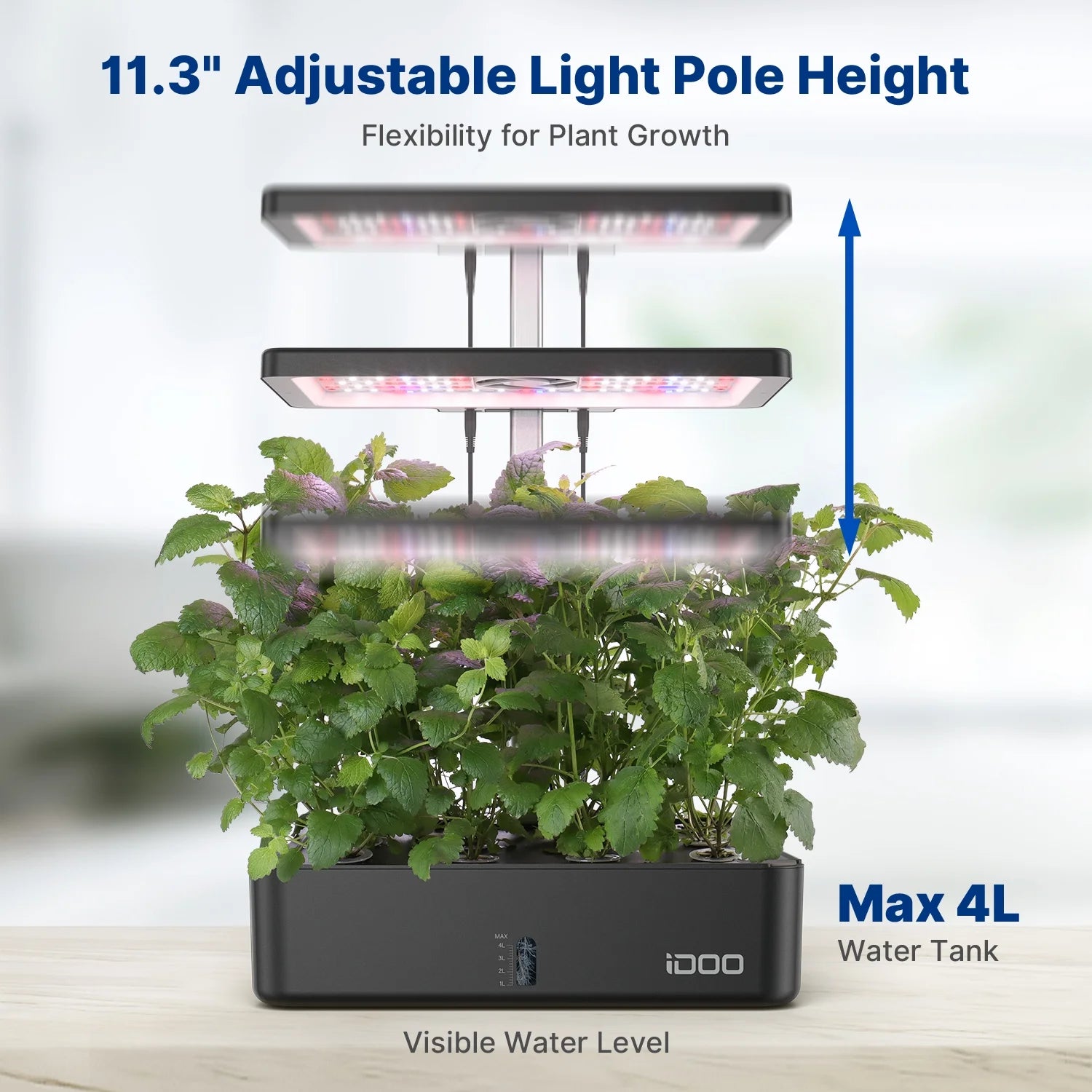 Wifi 12 Pods Hydroponics Growing System, Smart Indoor Grow System Kit with APP Control Pet's Supplies |