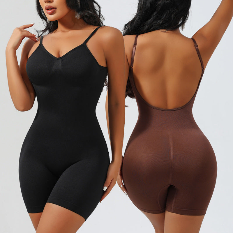 Body shaping jumpsuit for women strapless corset and corset