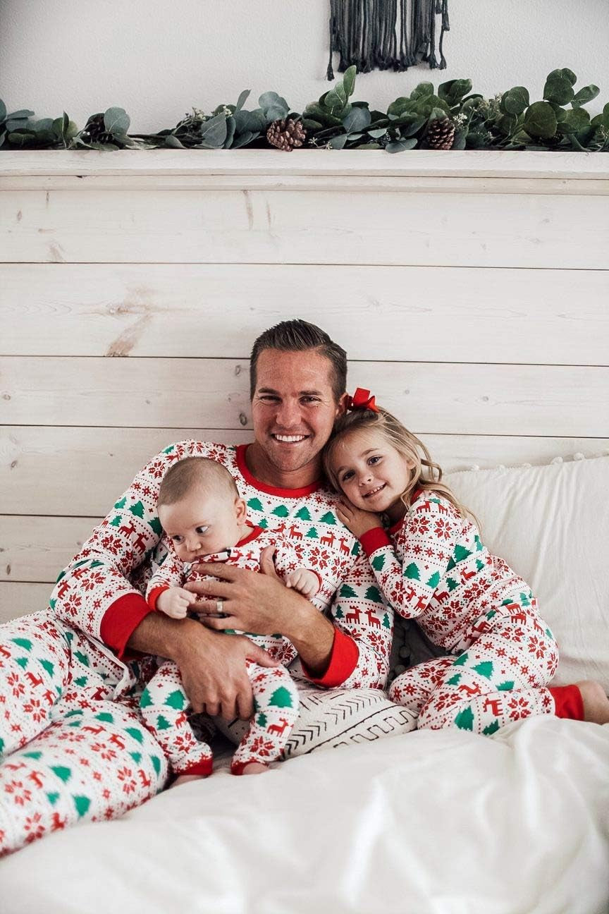 Christmas Family Pajama Daddy Mommy Pet and Me