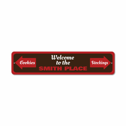 Christmas Welcome Sign