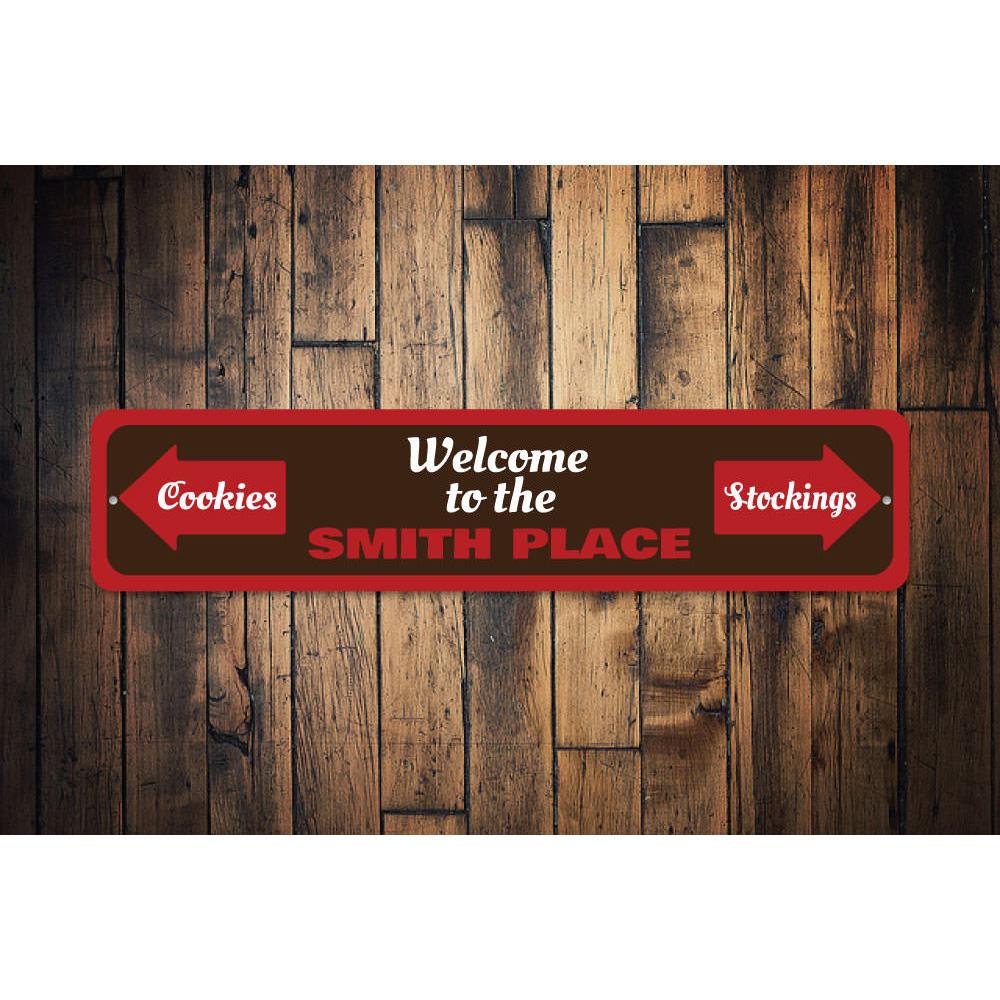 Christmas Welcome Sign