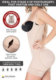 DIANE & GEORDI 2396 Fajas Colombianas Pospartum Tummy Control Body Shapers Shapewear for Women Girdle Black M