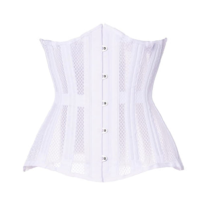Women Heavy Spiral 26 Steel Boned Underbust Corset Satin Heavy Duty Waist Training Shaper Cincher