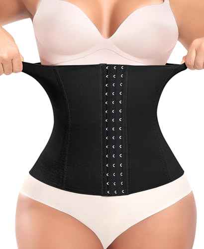 Werena Waist Trainer for Women Corset Shapewear Tummy Control Slimming Body Shaper Girdle Waist Cincher Belly Band