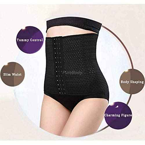 PureBody Waist Trainer – Women's Shapewear – Instantly Reduces Your Waist Size Giving You an Hourglass Figure…