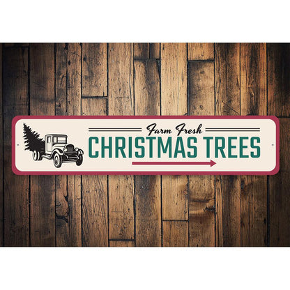 Farm Fresh Christmas Trees Sign