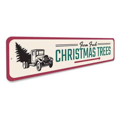 Farm Fresh Christmas Trees Sign