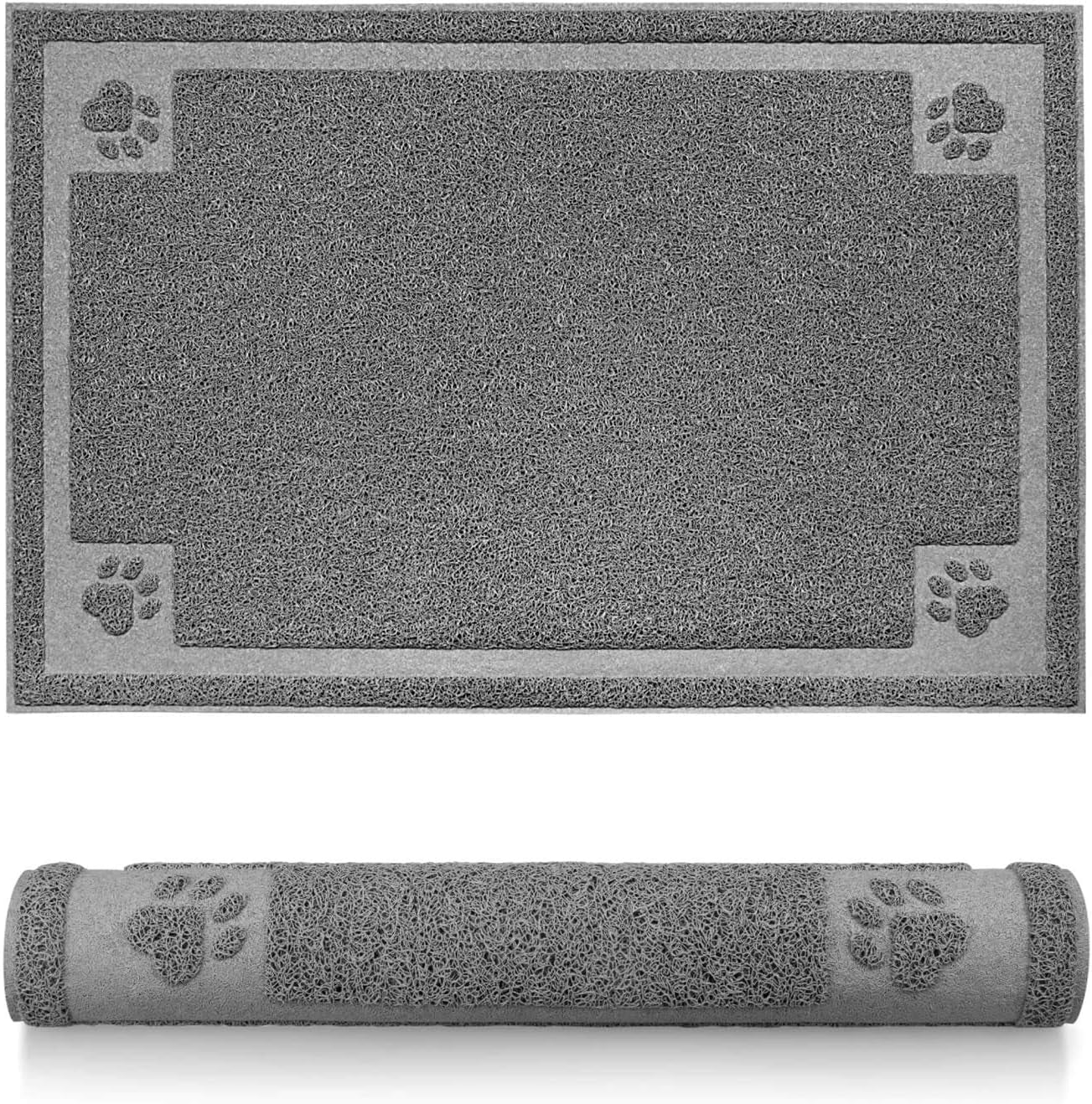 Dog Mat for Food and Water under Bowl and Feeder, 35 X 24 Inches Large Dog Bowl Life Food Pet Mats for Dogs and Cats, Silicone Non Slip for Floors, Easy to Clean Pet's Supplies |