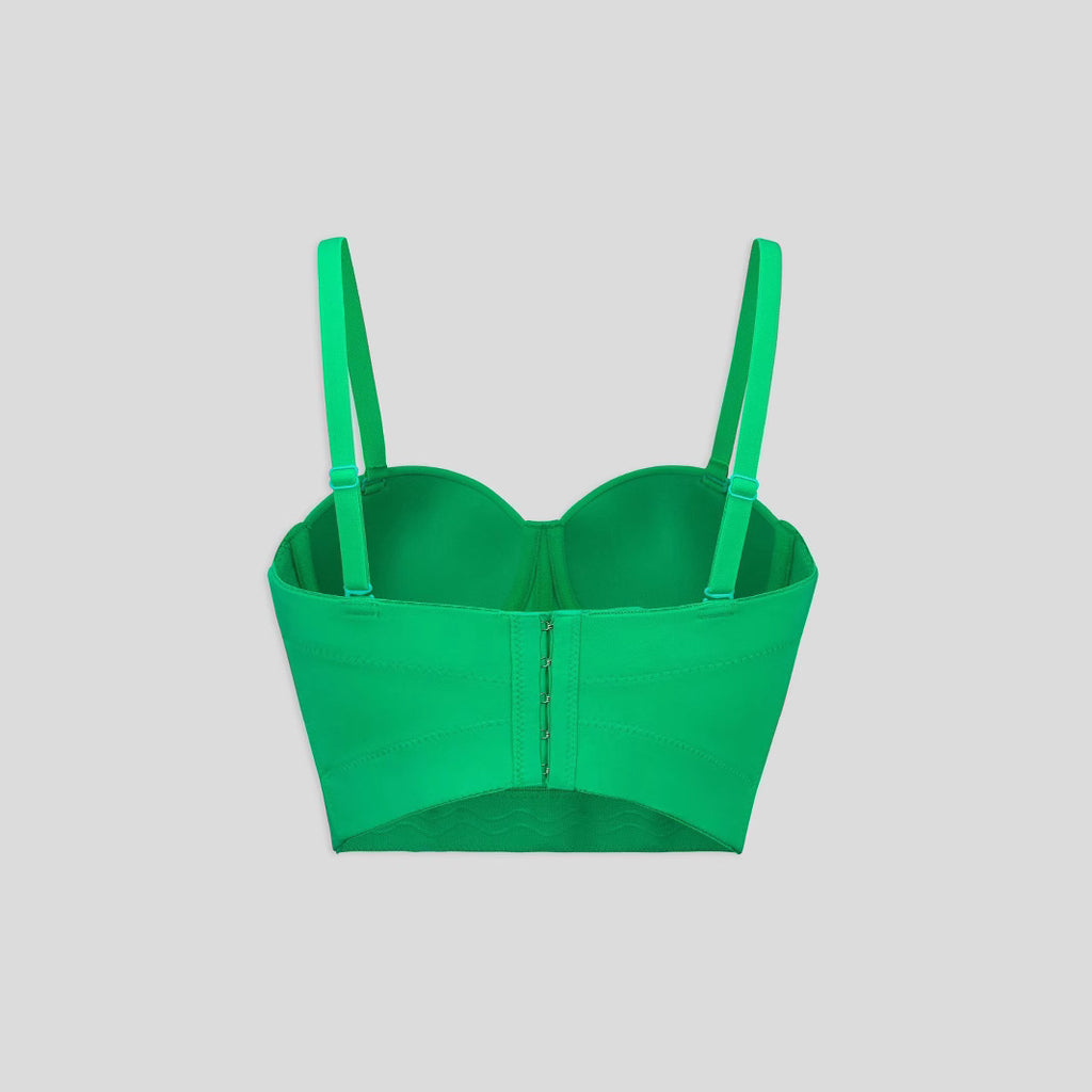 Christmas Bralette Spicy Girl Pure Desire Style Boned Corset Backless Bra