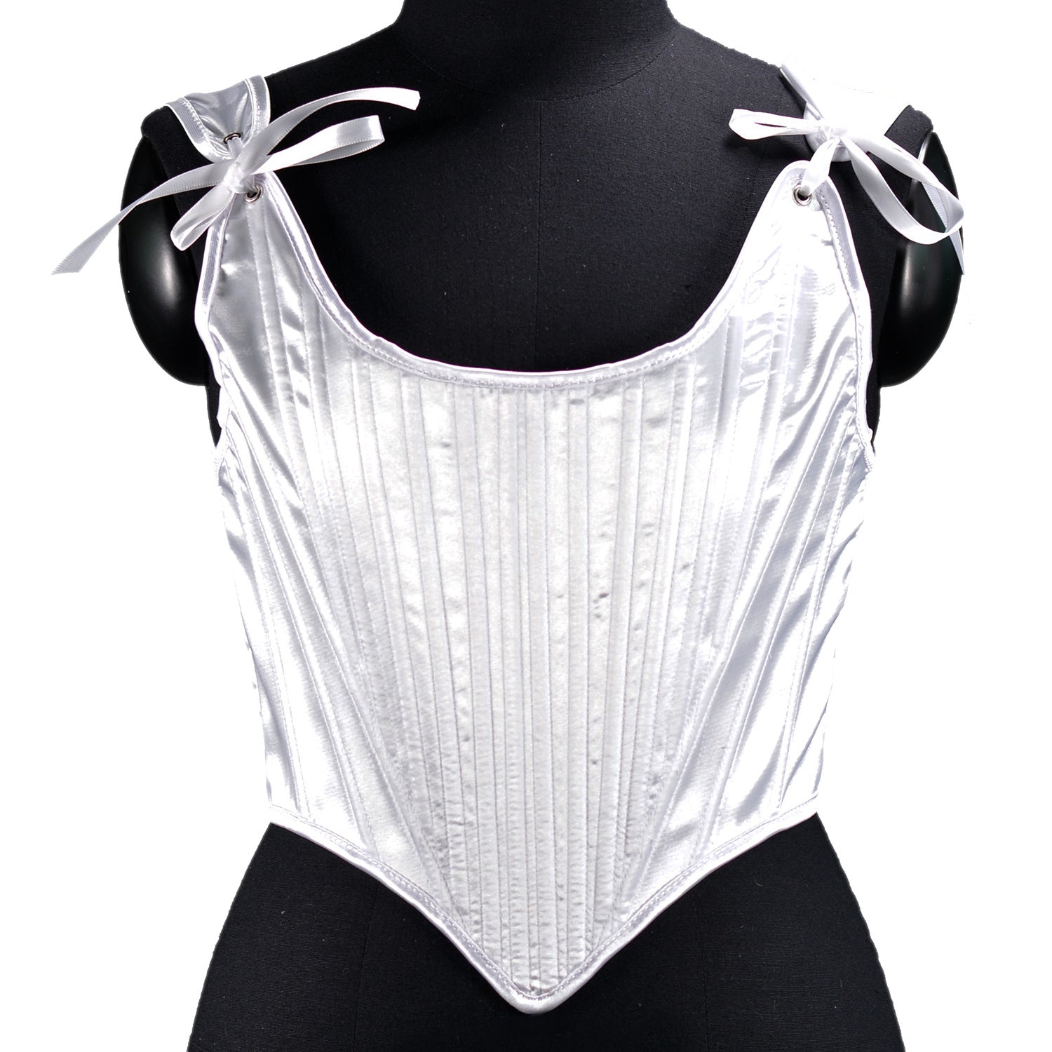 New satin waistband vest with sexy straps, slim fit, short fishbone vest, corset