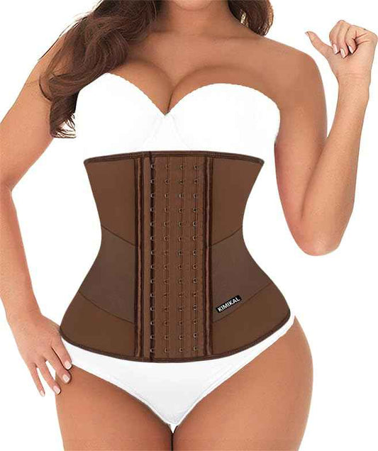 KIMIKAL Women Waist Trainer Corset Belt: Under Clothes Sport Tummy Control Long Torso Shapewear