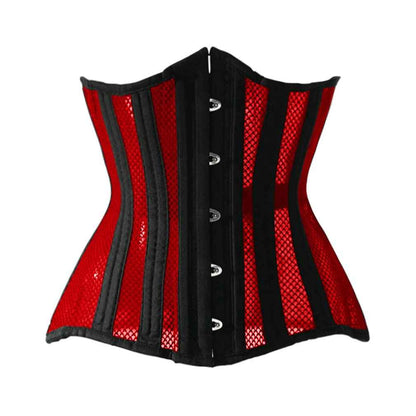 Women Heavy Spiral 26 Steel Boned Underbust Corset Satin Heavy Duty Waist Training Shaper Cincher