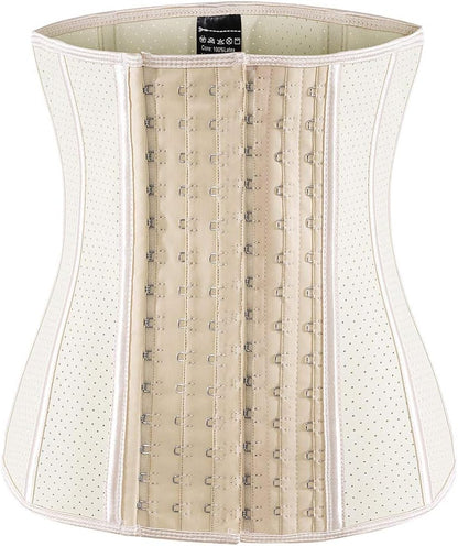 ECOWALSON Waist Trainer for Women Corset Cincher Body Shaper Girdle Trimmer with Steel Bones Extender
