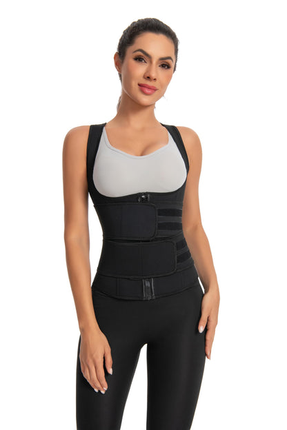 Corset Top Bodysuit Plus Size Black Shapewear Waist Trainer Corset Top