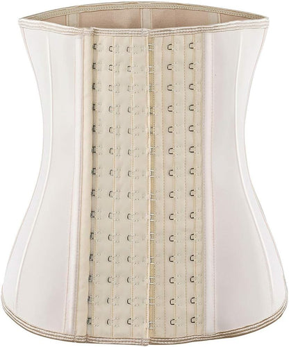 ECOWALSON Waist Trainer for Women Corset Cincher Body Shaper Girdle Trimmer with Steel Bones Extender