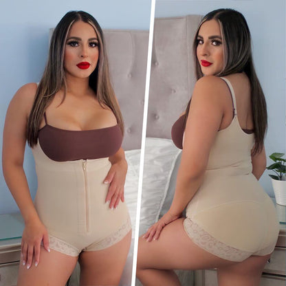 YIANNA Fajas Colombianas Shapewear for Women Postpartum Tummy Control Body Shaper Butt Lifter Bodysuit