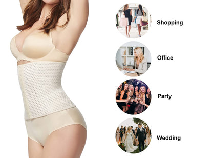 KSKshape Waist Trainer Shapewear For Weight loss Tummy Control Body Shaper Breathable Waist Cincher