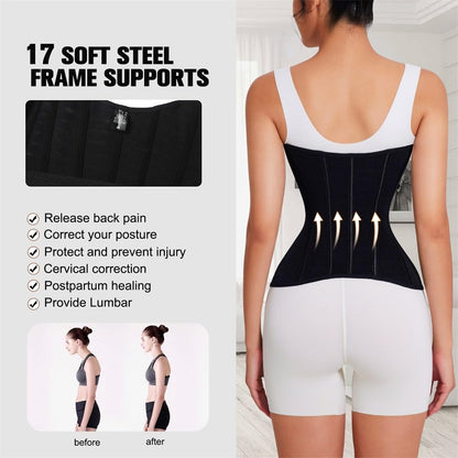 Waist Cincher Trimmer Belt Girdle Workout Shapewear Tummy Control Shaper Waist Trainer for Women