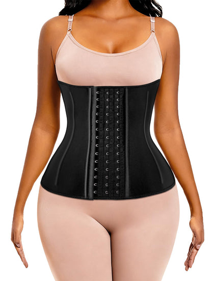ECOWALSON Waist Trainer for Women - 9/25 Steel Bones & Additional Extender Cincher Corset for Hourglass body Shaper