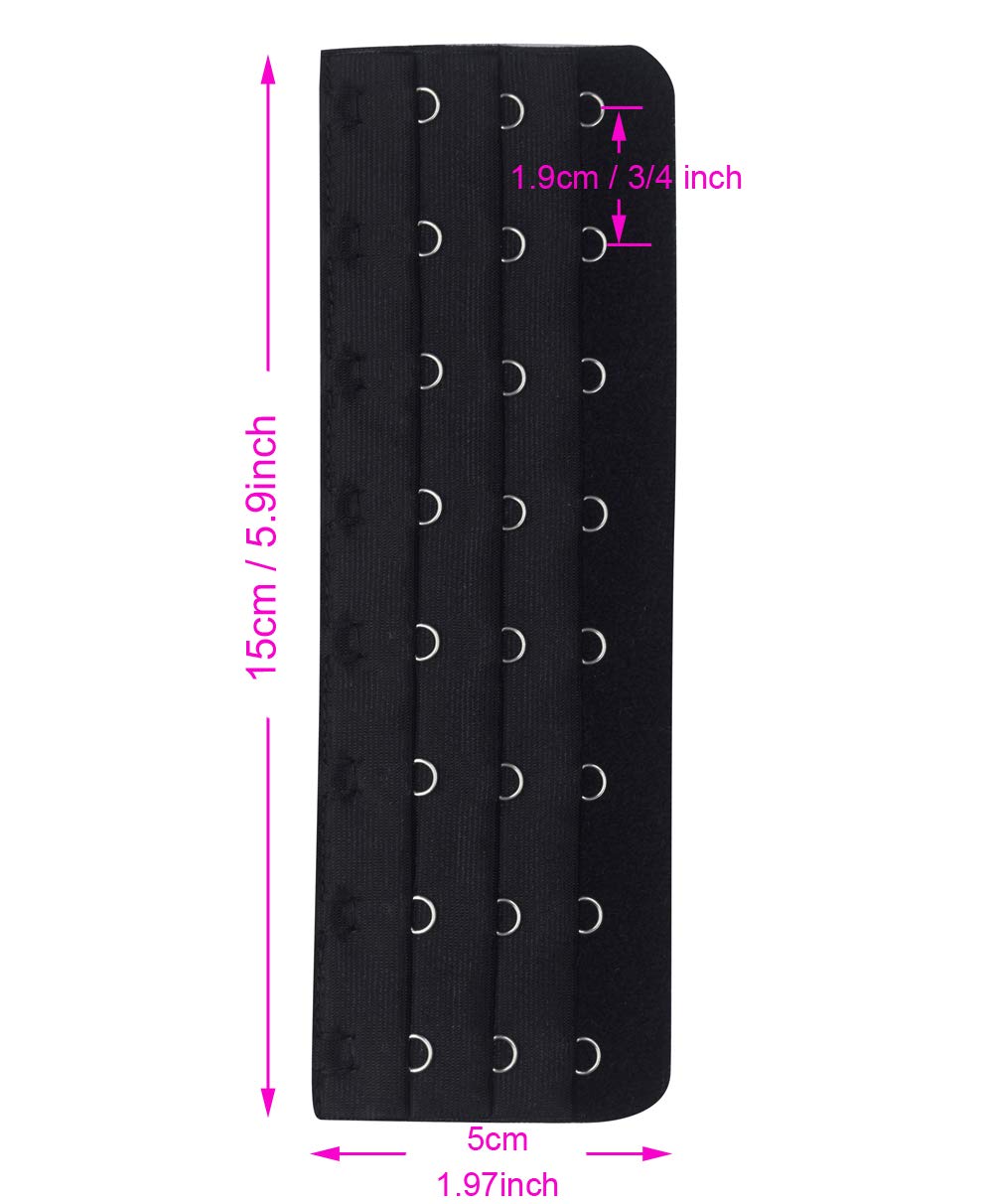 DoHope Longline Bra Back Corset Extenders for Bustiers Shapewear Waist Cincher