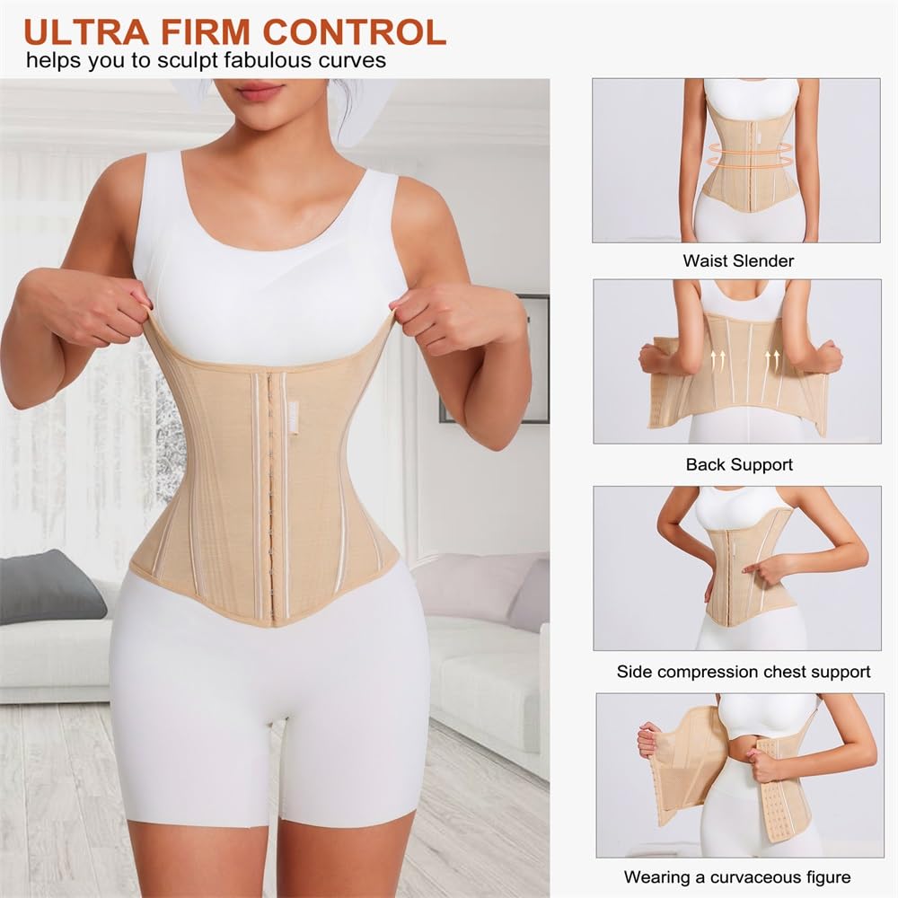 Waist Cincher Trimmer Belt Girdle Workout Shapewear Tummy Control Shaper Waist Trainer for Women