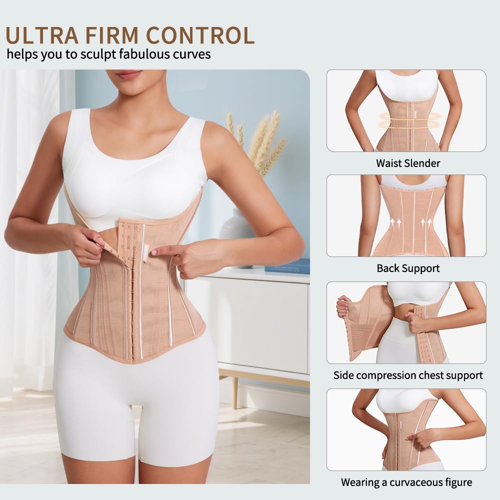 Waist Cincher Trimmer Belt Girdle Workout Shapewear Tummy Control Shaper Waist Trainer for Women
