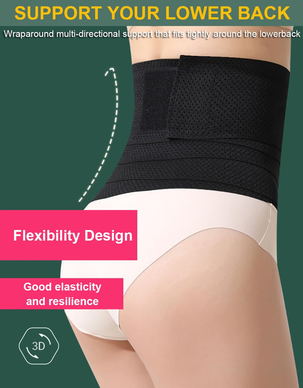 Waist Trainer for Women Lower Belly Fat, Belly Wrap Tummy Control Shapewear Corset Shapewear for Women, Faja Body Shaper