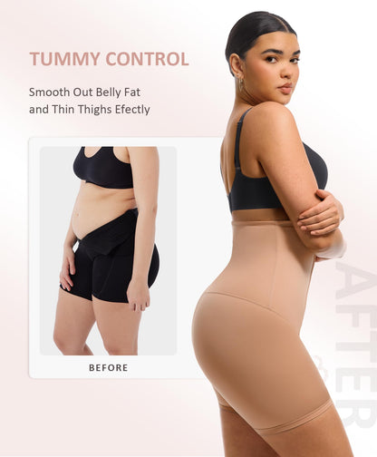 FeelinGirl Shapewear for Women Tummy Control High Waist Body Shaper Shorts Waist Trainer Girdle Thigh Slimming Panties